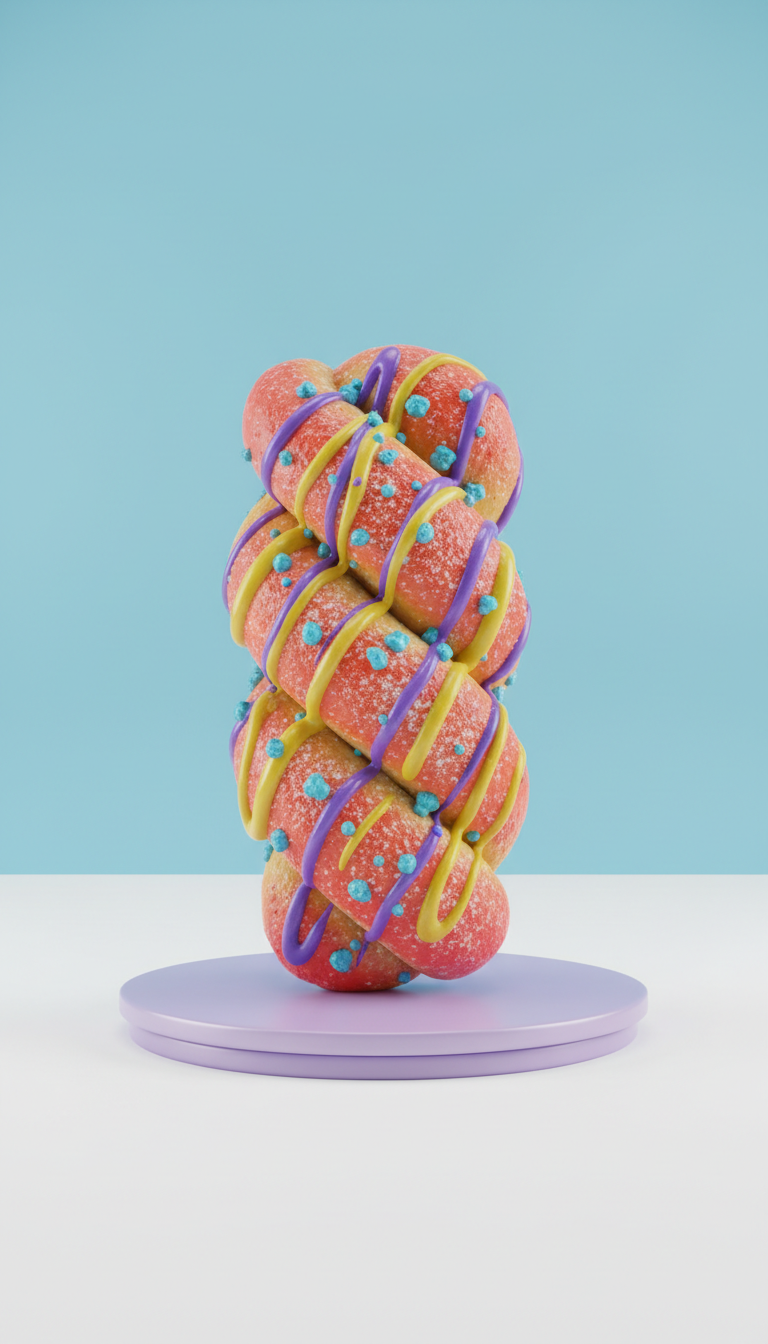 Electric Coral Raspberry Twist